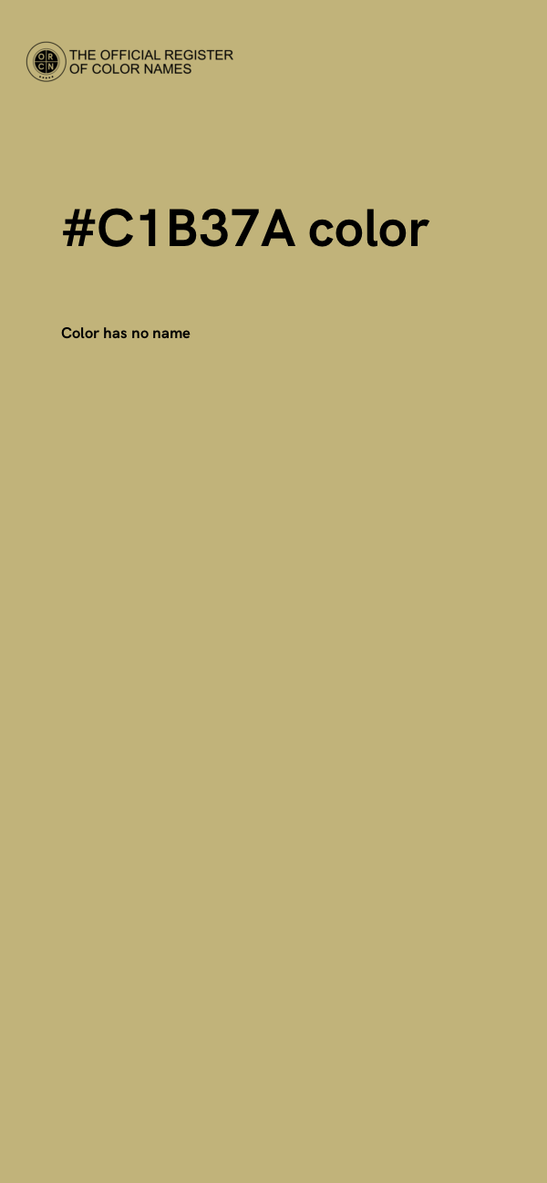 #C1B37A color image