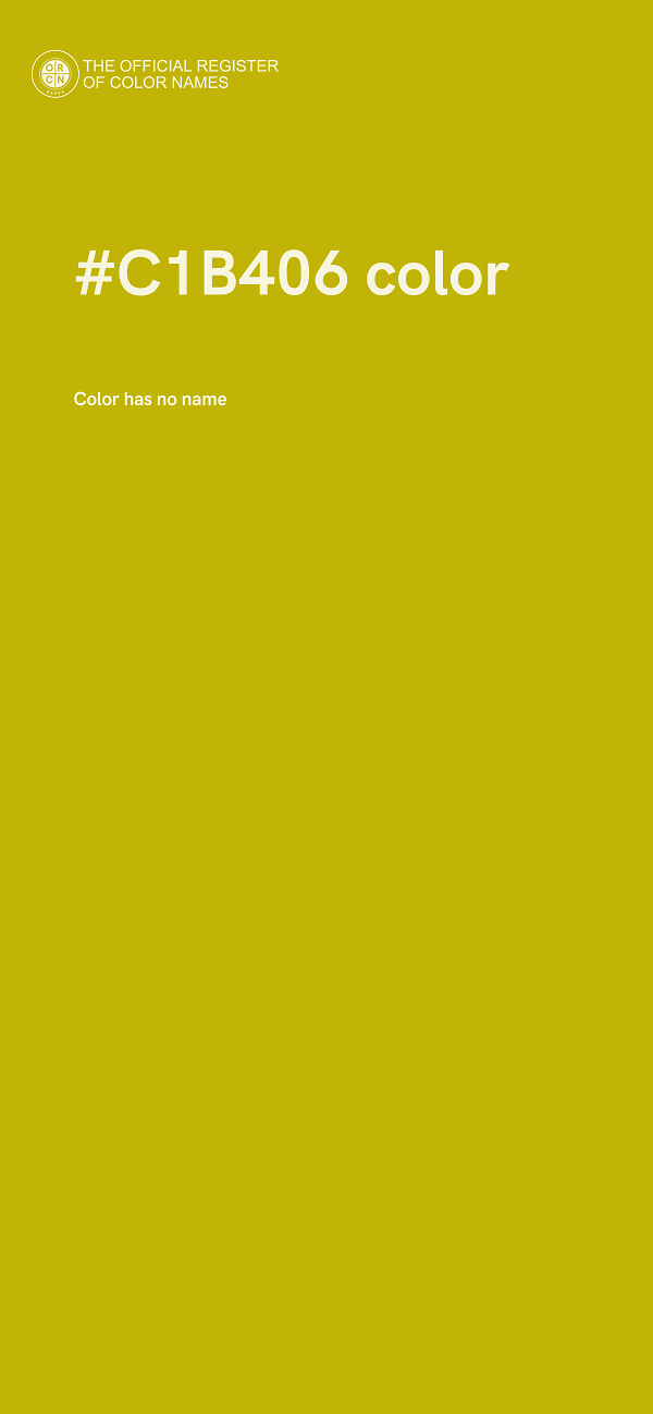 #C1B406 color image