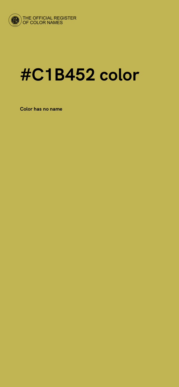 #C1B452 color image