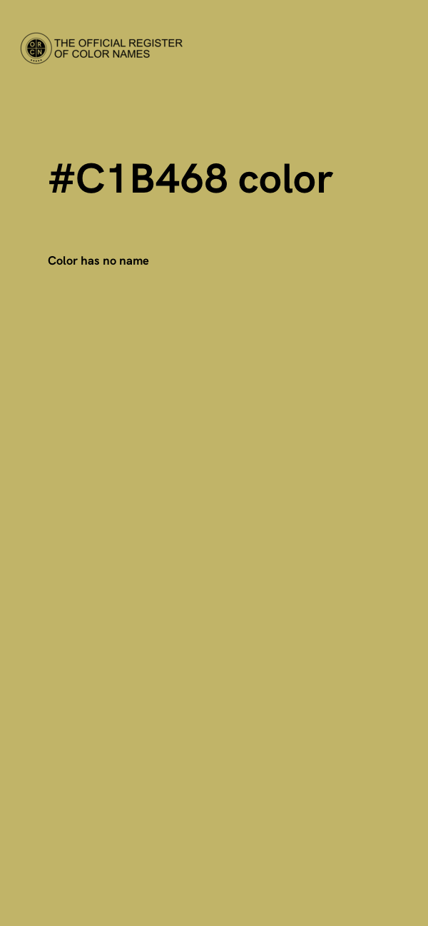 #C1B468 color image