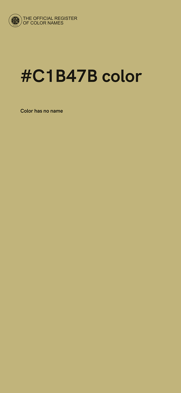 #C1B47B color image