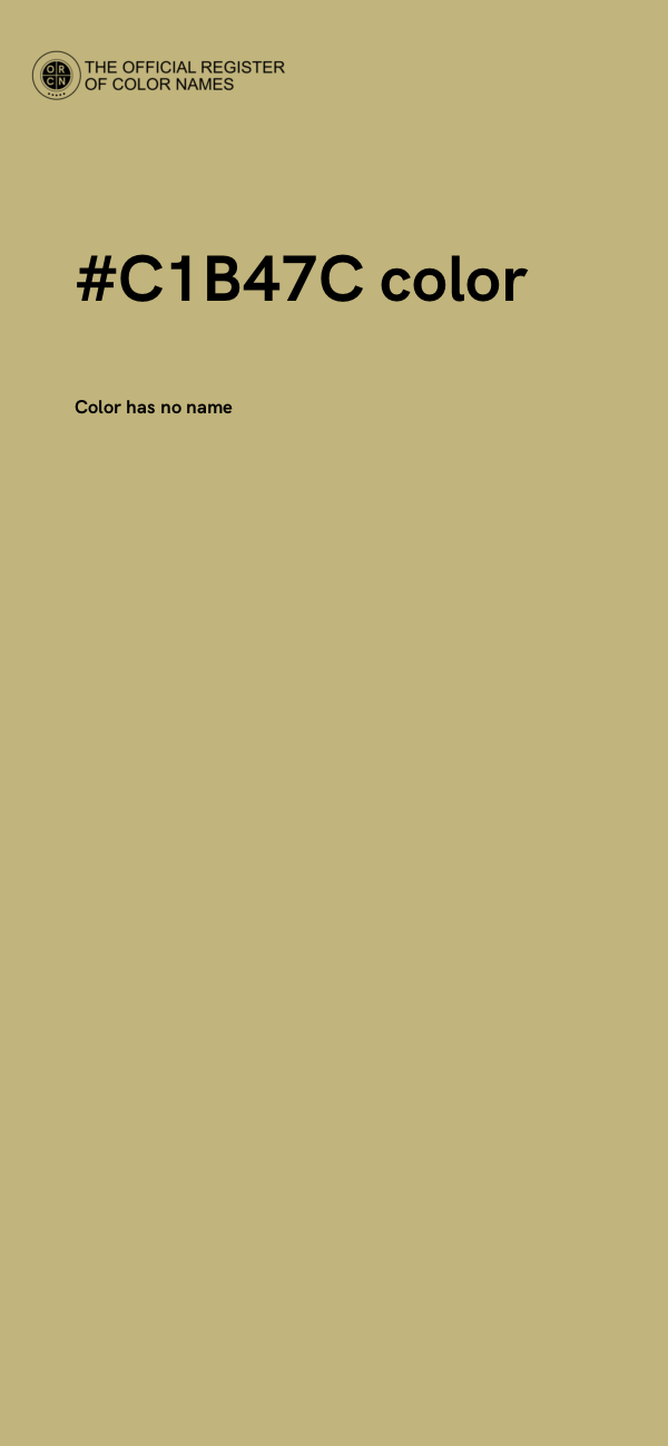 #C1B47C color image