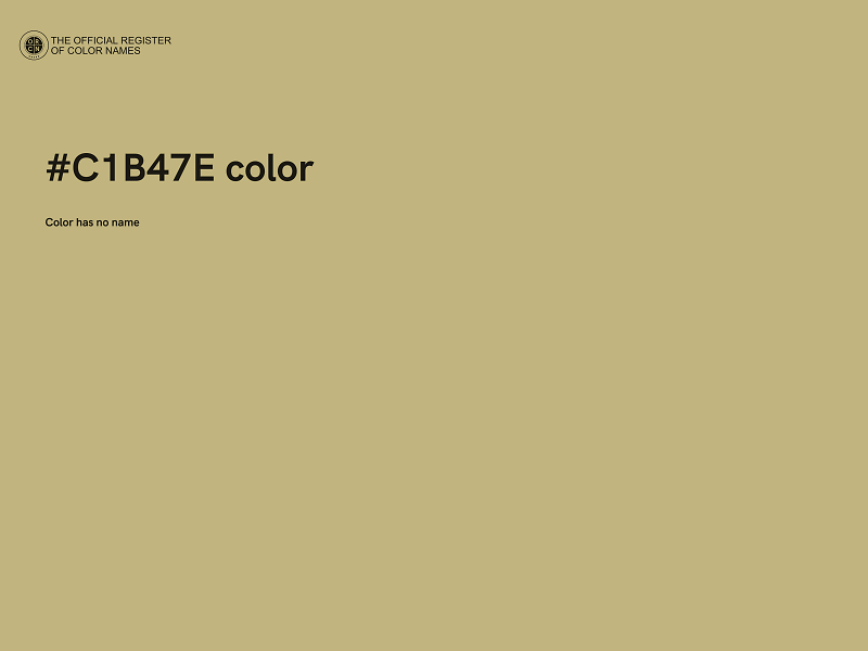 #C1B47E color image