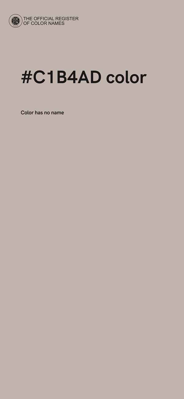 #C1B4AD color image