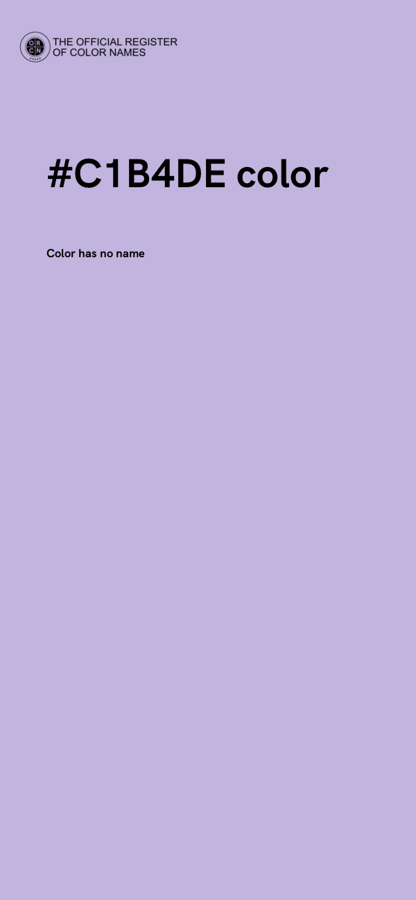 #C1B4DE color image