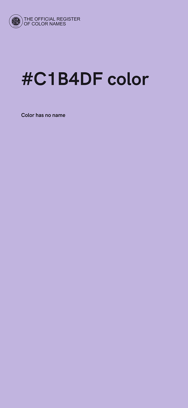#C1B4DF color image