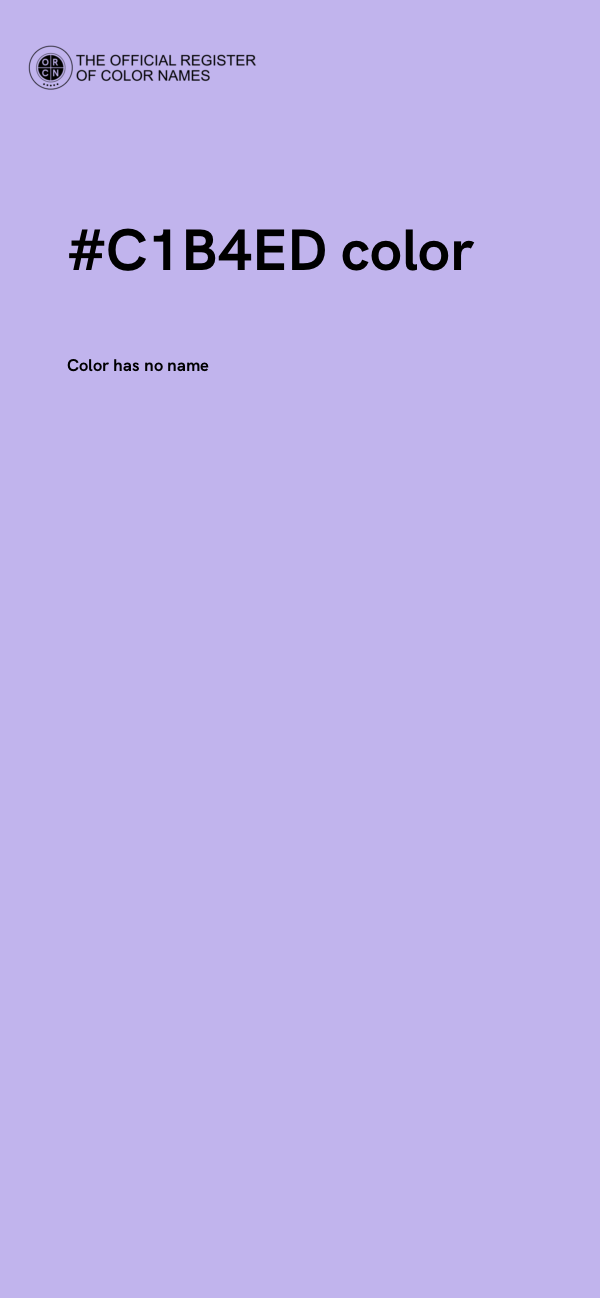 #C1B4ED color image