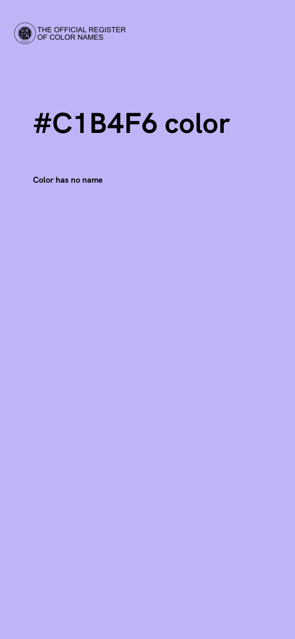 #C1B4F6 color image