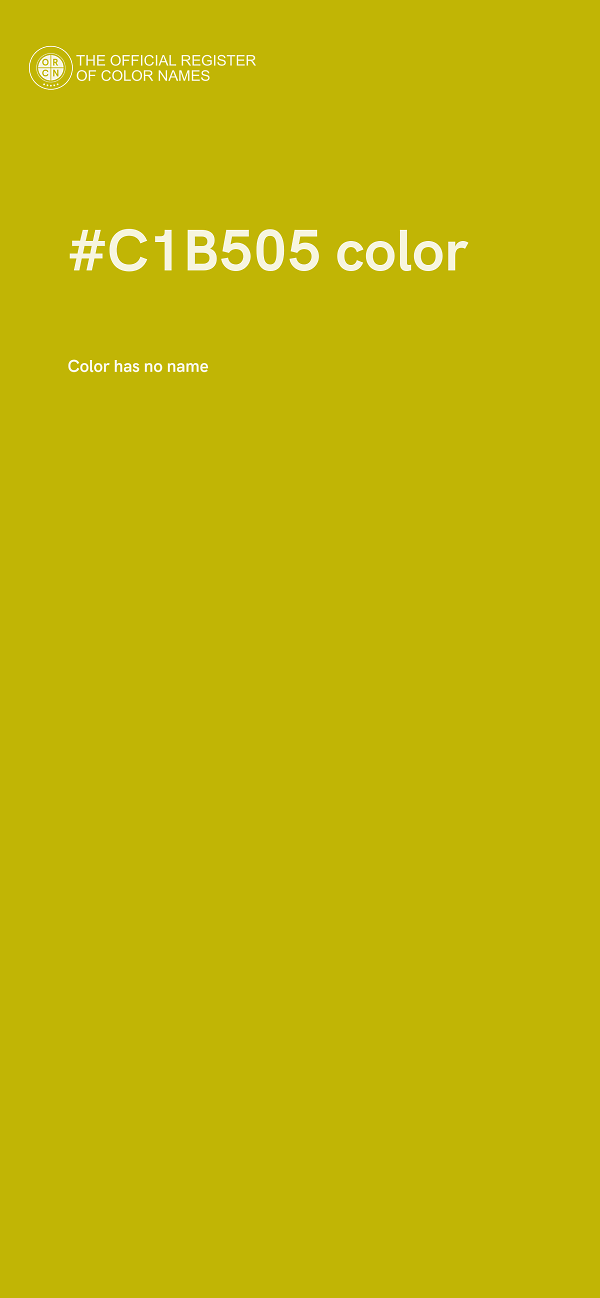 #C1B505 color image