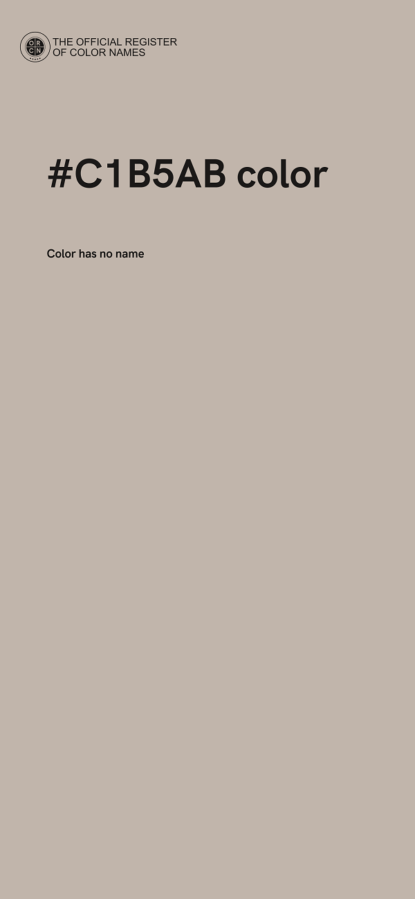 #C1B5AB color image