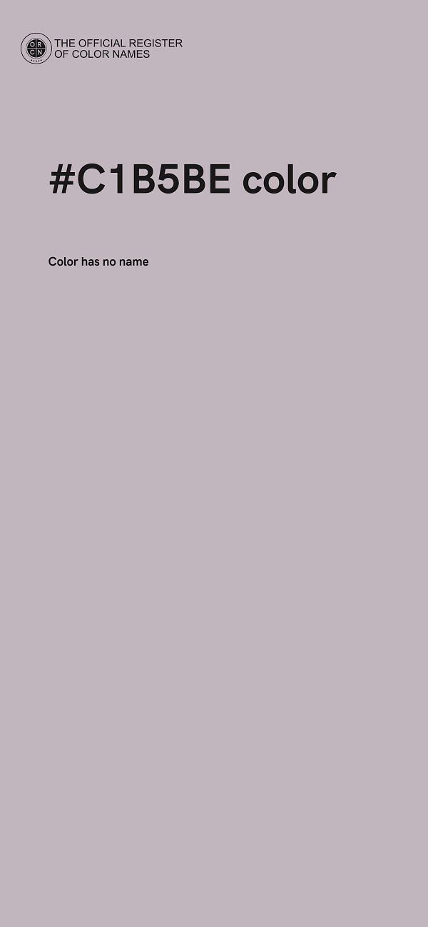#C1B5BE color image