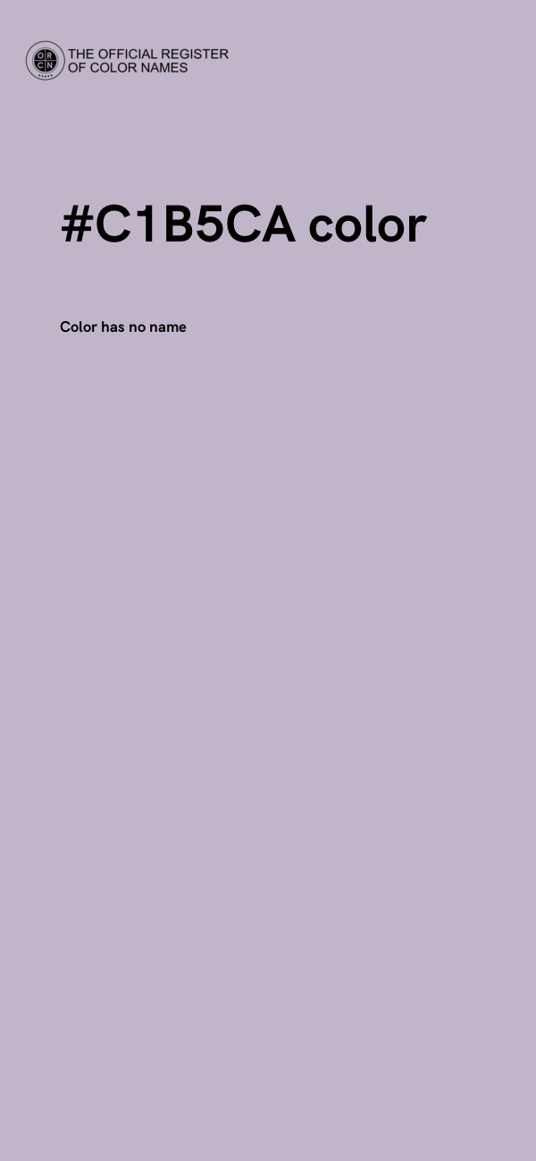#C1B5CA color image