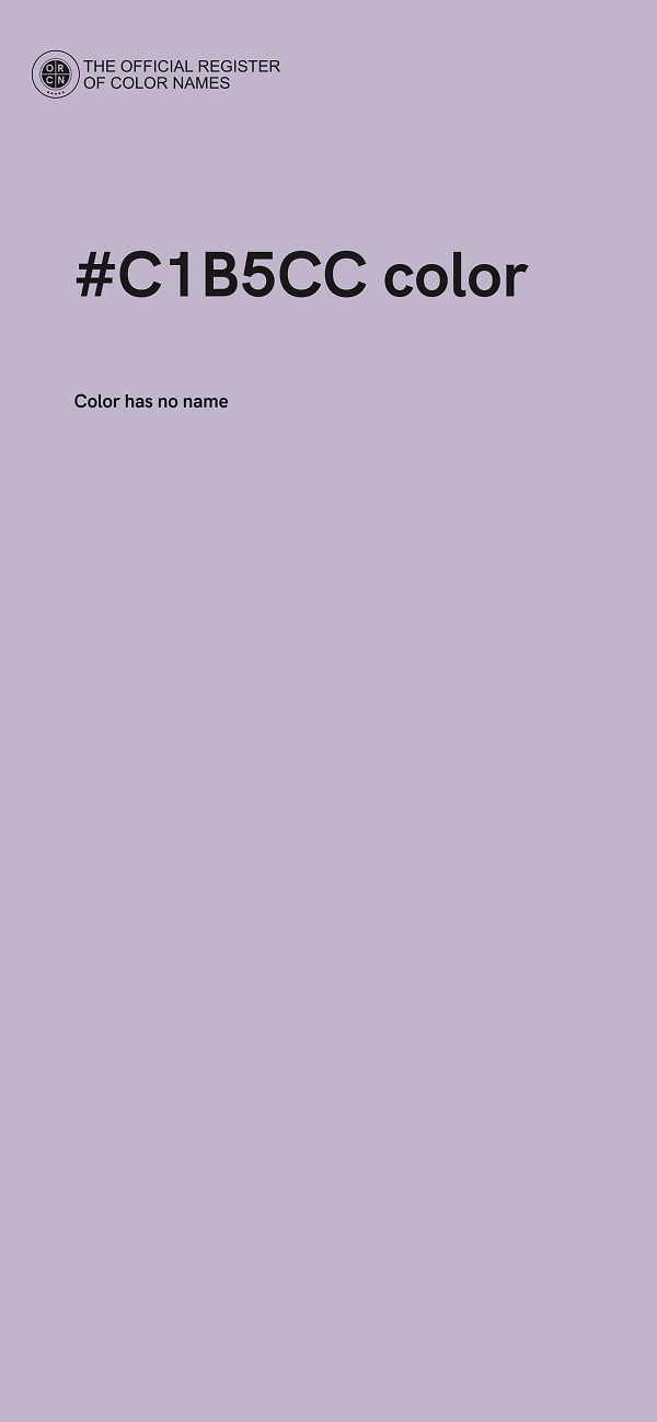 #C1B5CC color image