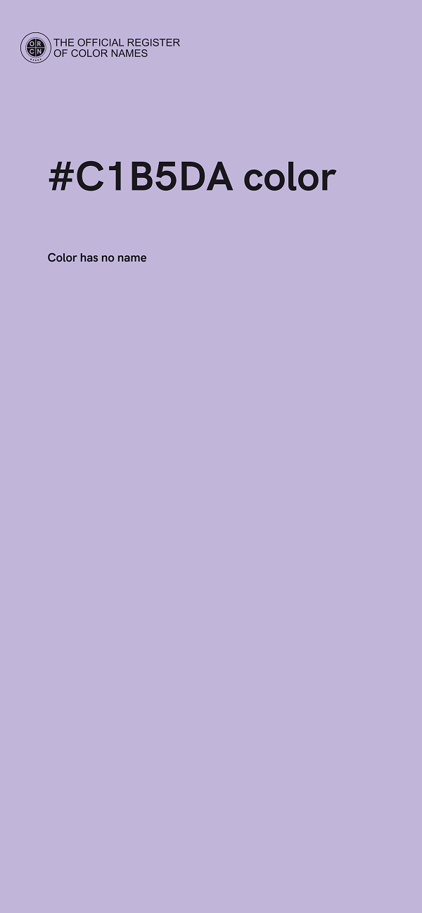 #C1B5DA color image