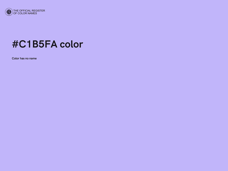 #C1B5FA color image