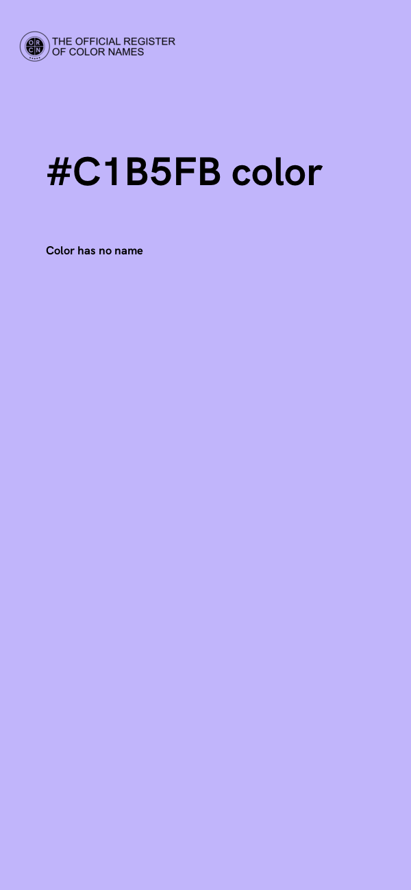 #C1B5FB color image