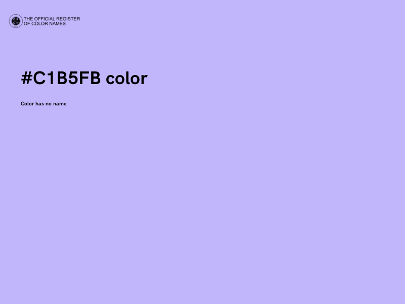 #C1B5FB color image