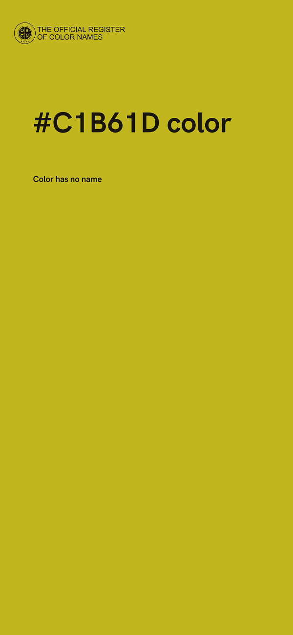 #C1B61D color image