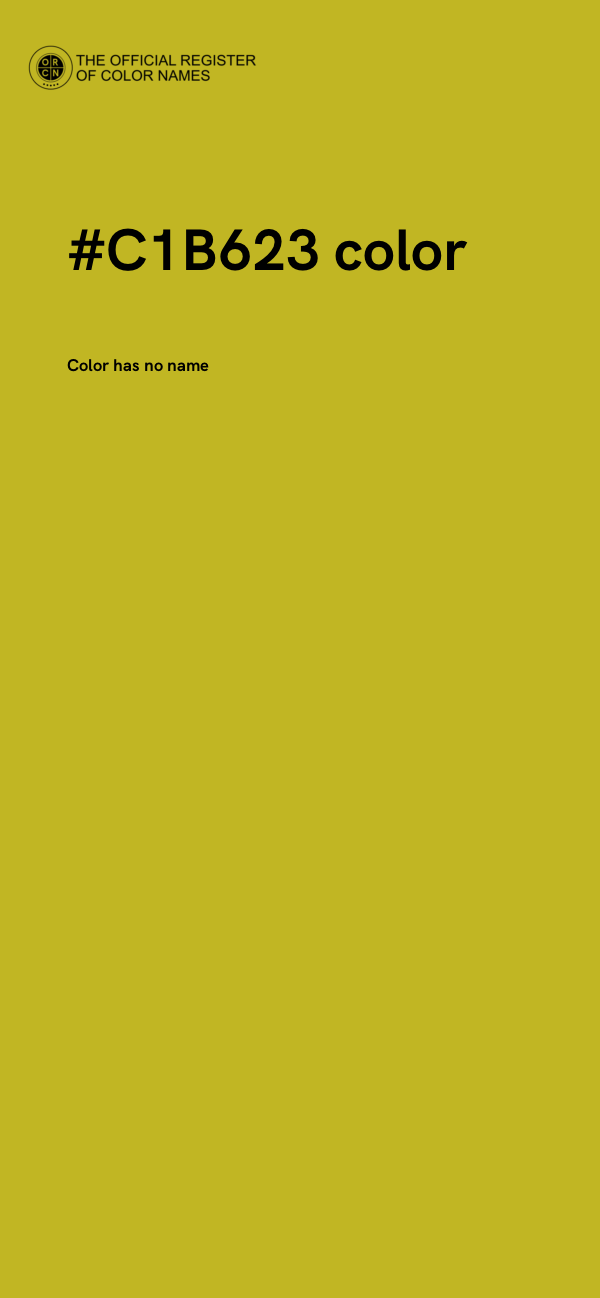 #C1B623 color image