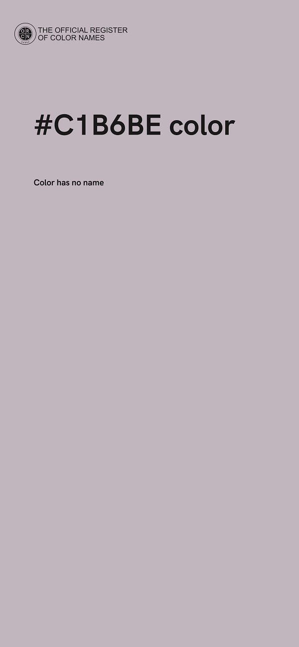 #C1B6BE color image