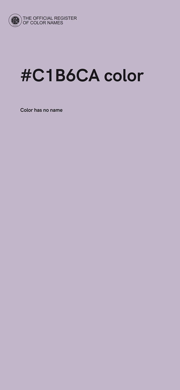#C1B6CA color image