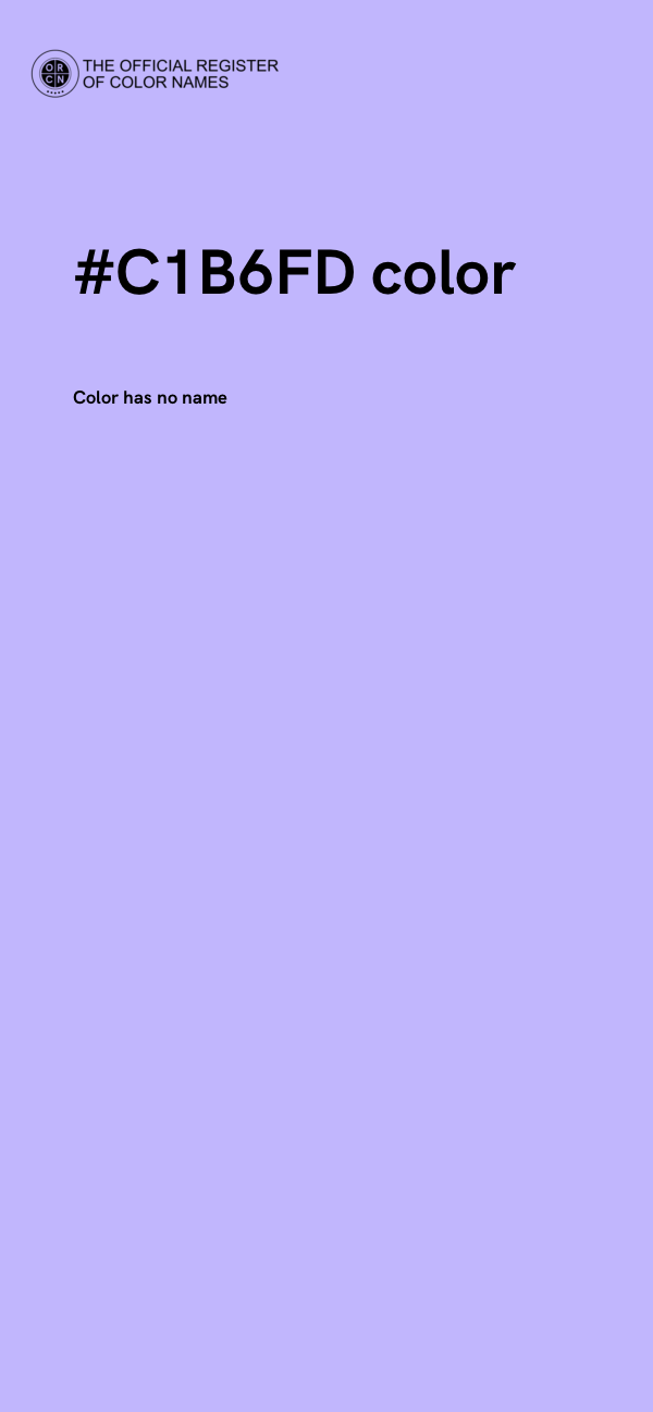 #C1B6FD color image
