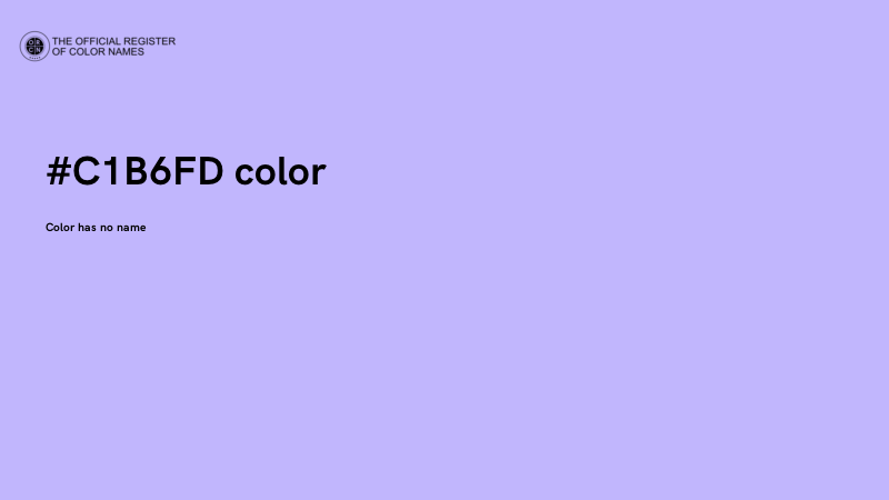 #C1B6FD color image