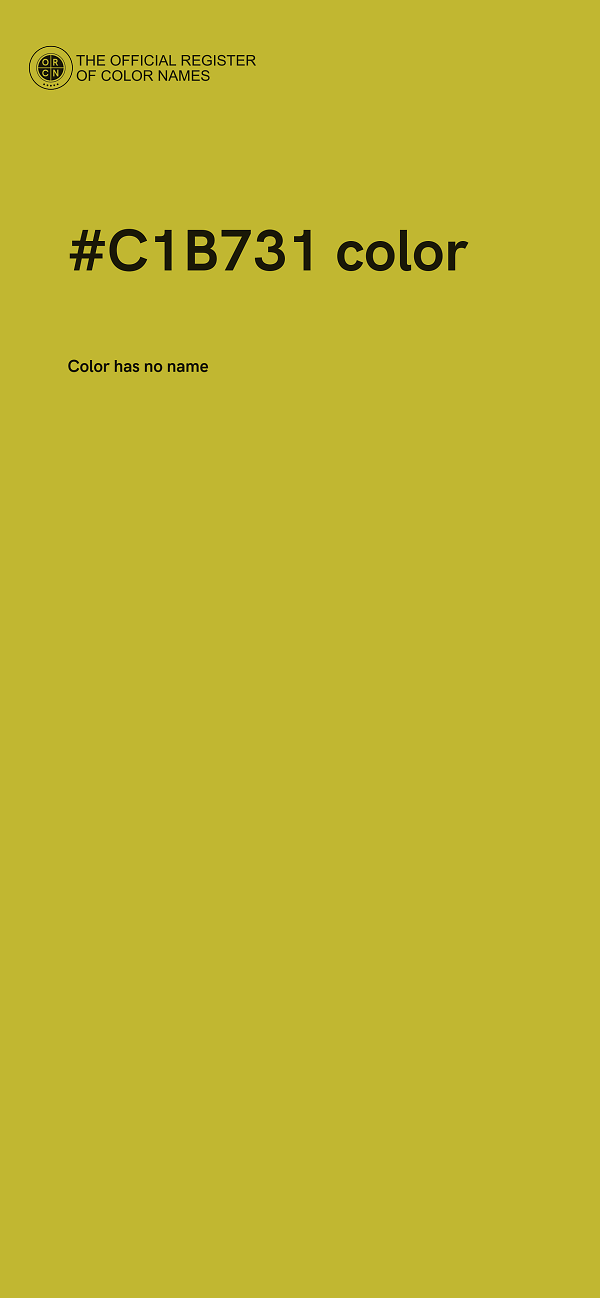#C1B731 color image