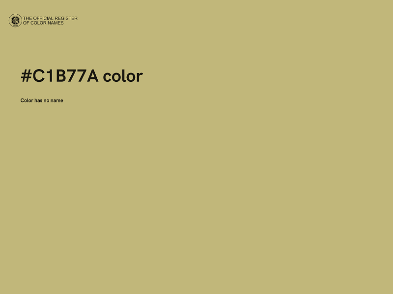 #C1B77A color image