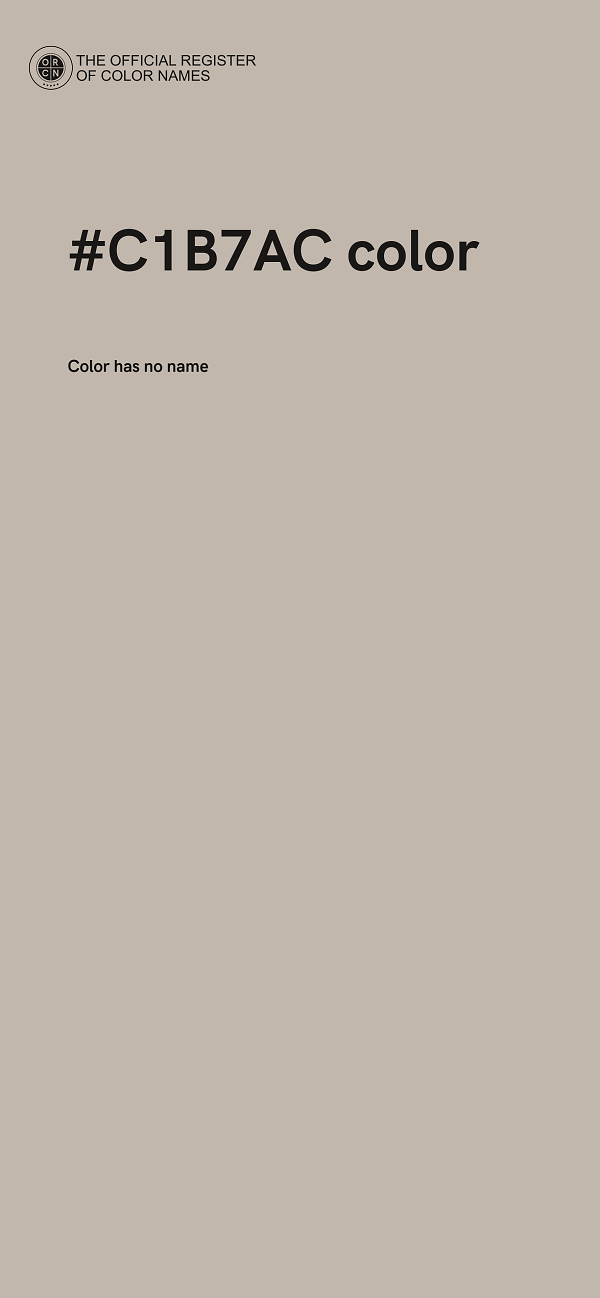 #C1B7AC color image