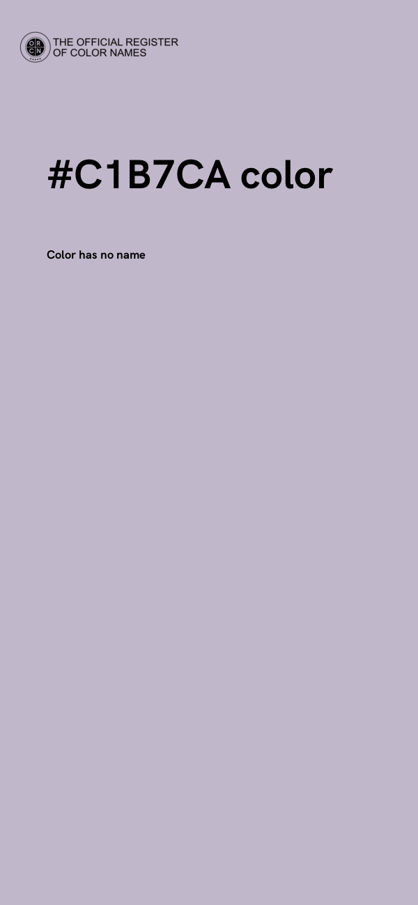 #C1B7CA color image