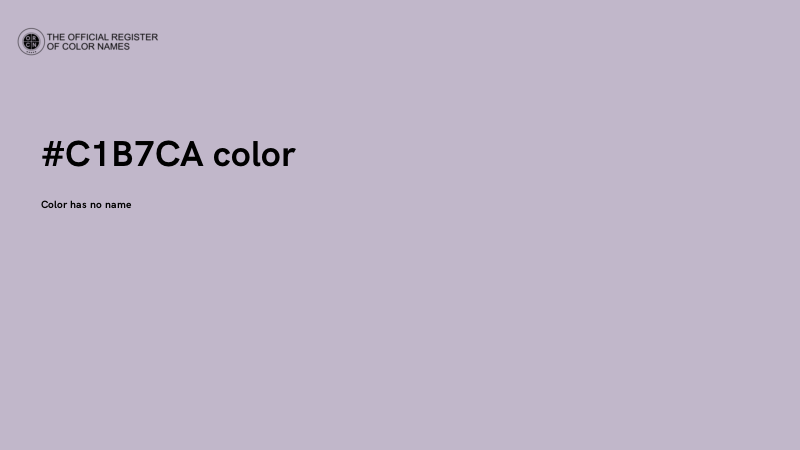 #C1B7CA color image