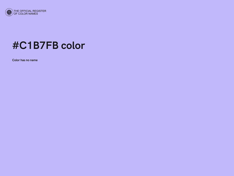 #C1B7FB color image