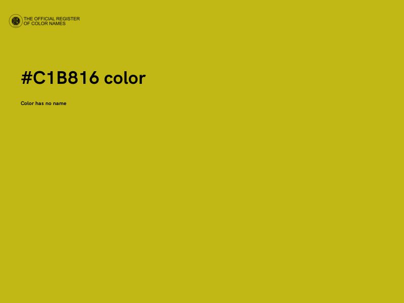 #C1B816 color image