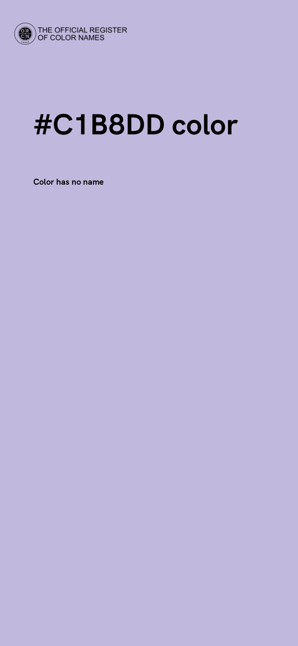 #C1B8DD color image