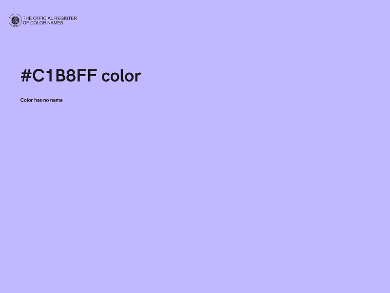 #C1B8FF color image