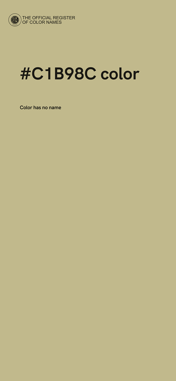#C1B98C color image