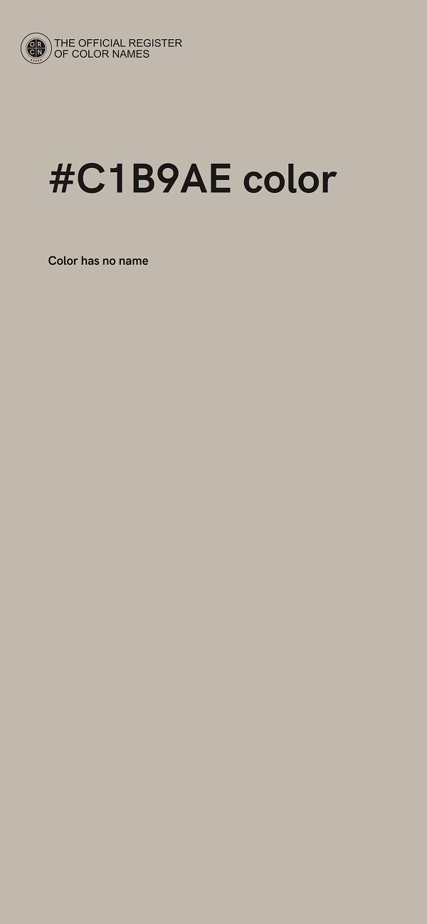 #C1B9AE color image