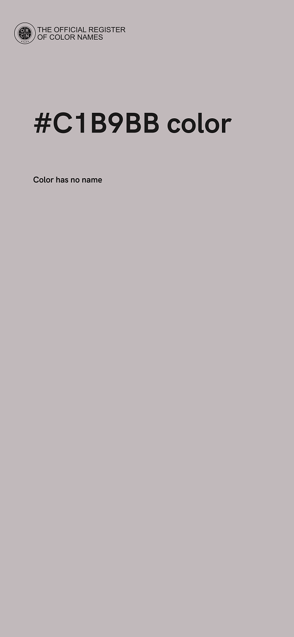 #C1B9BB color image