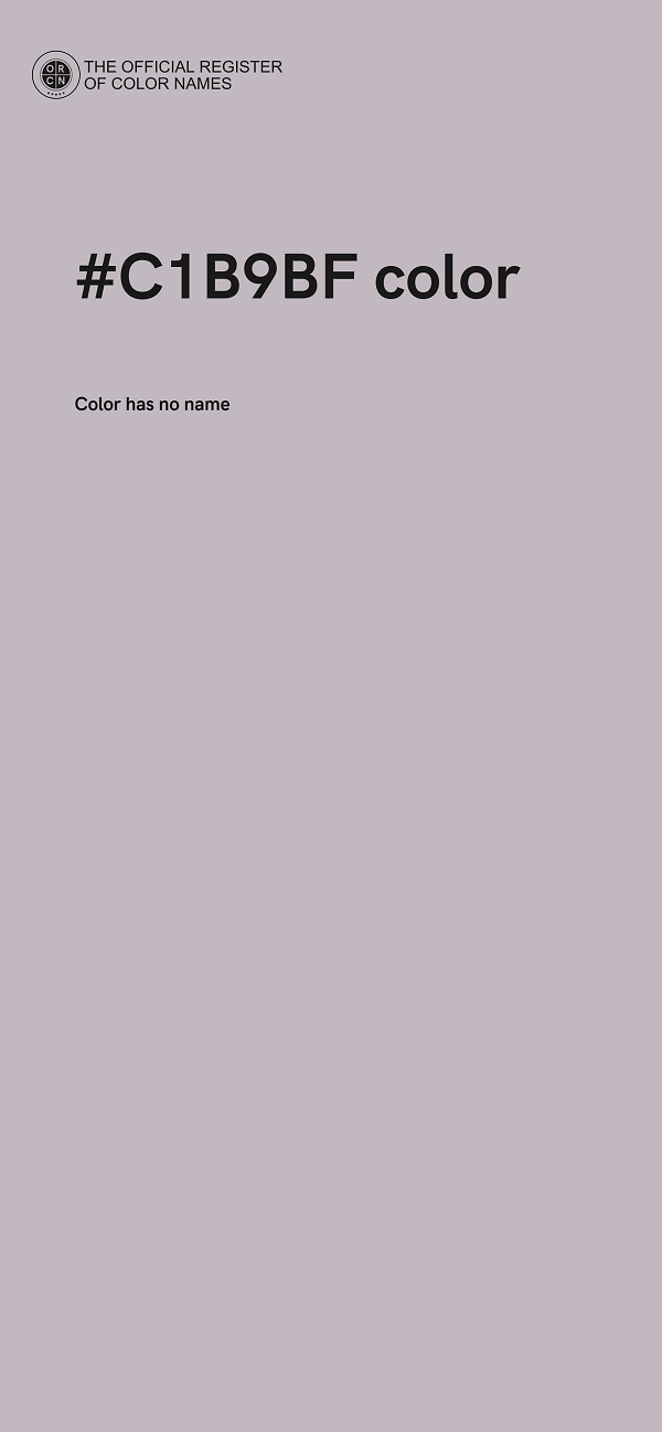 #C1B9BF color image