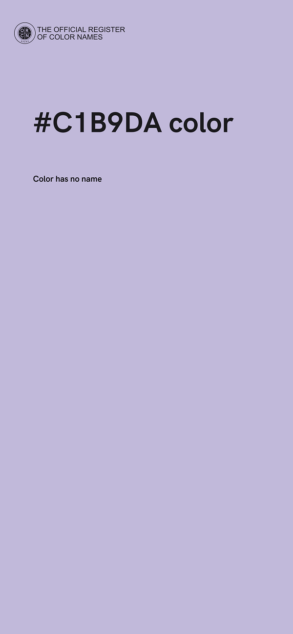 #C1B9DA color image