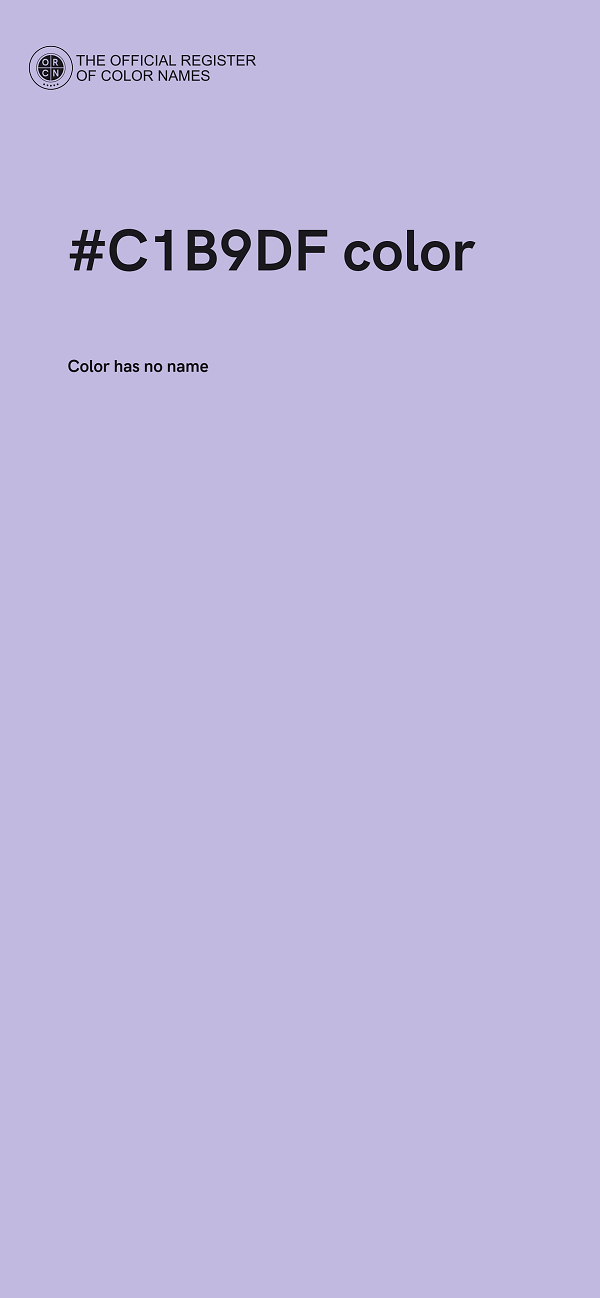 #C1B9DF color image