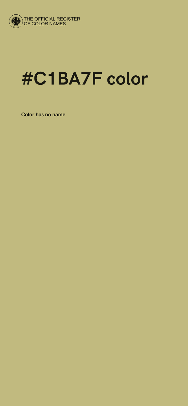 #C1BA7F color image