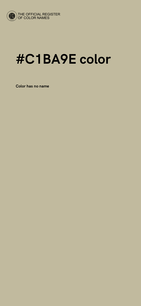 #C1BA9E color image