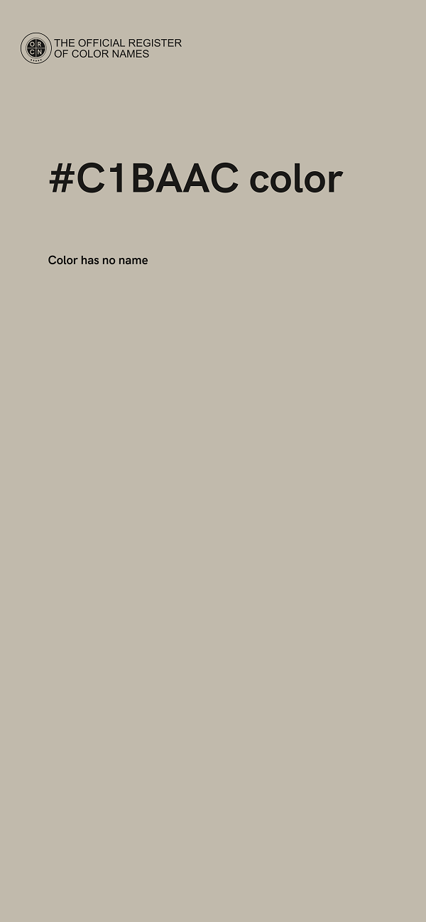#C1BAAC color image