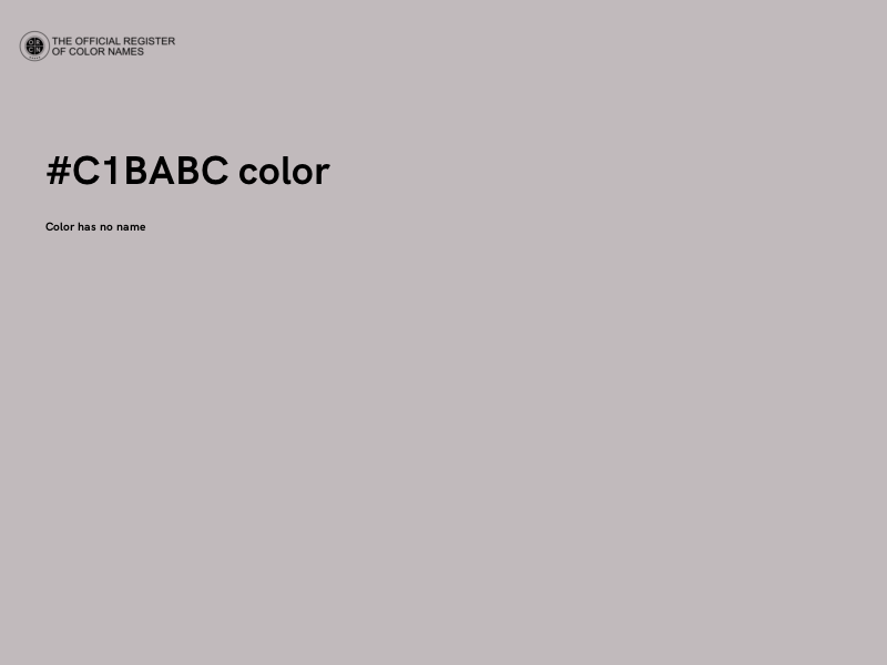 #C1BABC color image