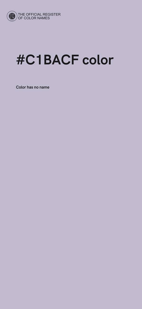 #C1BACF color image