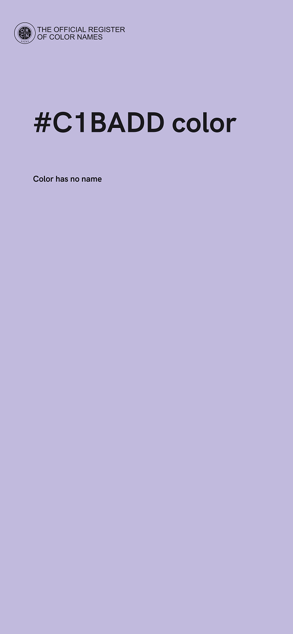 #C1BADD color image