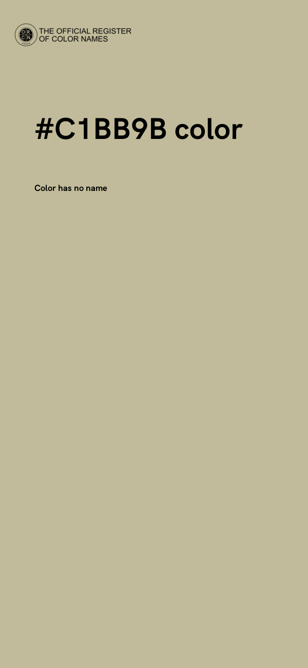 #C1BB9B color image