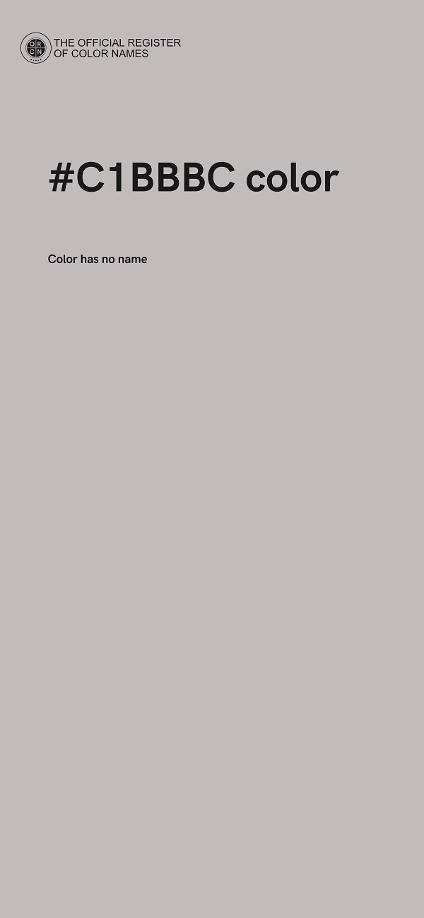 #C1BBBC color image